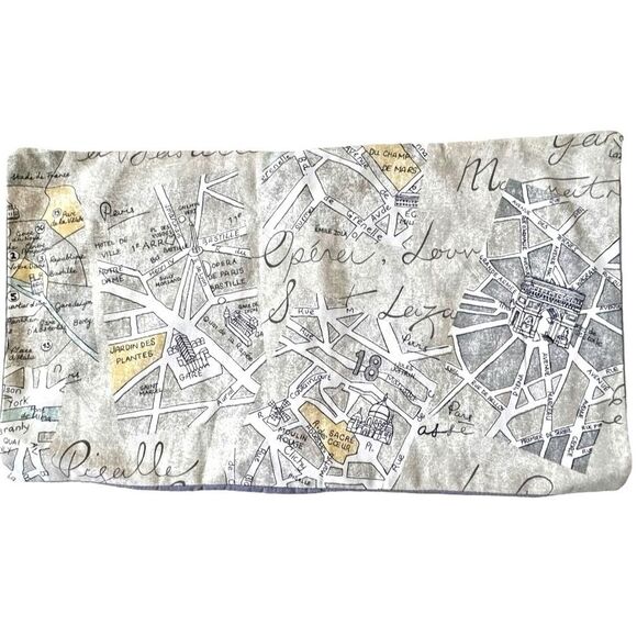 Handmade Throw Accent Pillow Cover Paris France French Pattern. NEW. - Picture 1 of 4